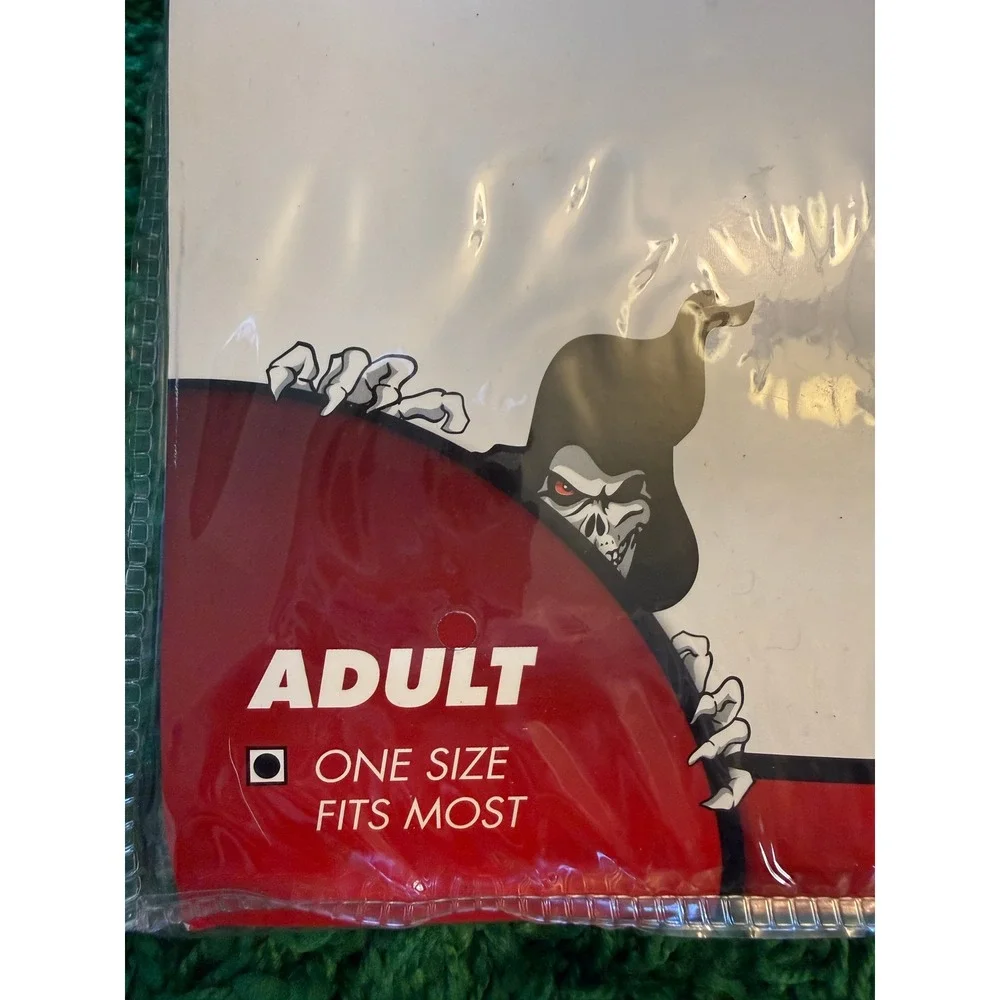 Spirit Halloween Hooded Robe Adult One Size Black New Grim Reaper Costume - Picture 2 of 4